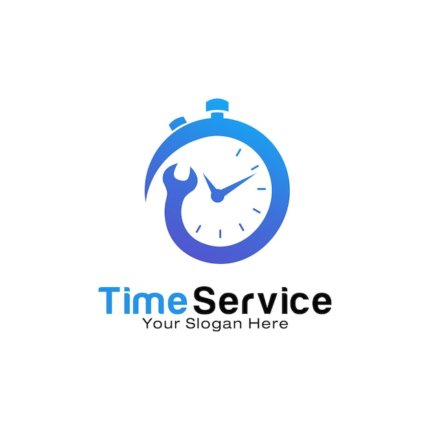 Szablon Projektu Logo Usługi Czasu