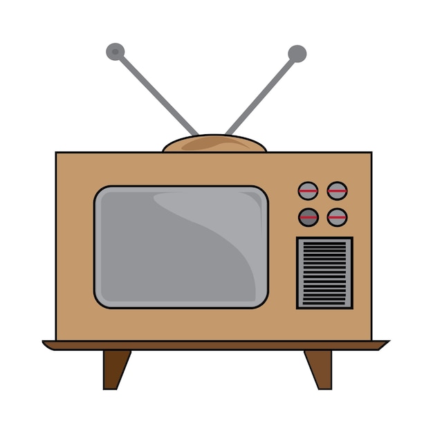 Szablon Projektu Logo Wektor Ikona Telewizji