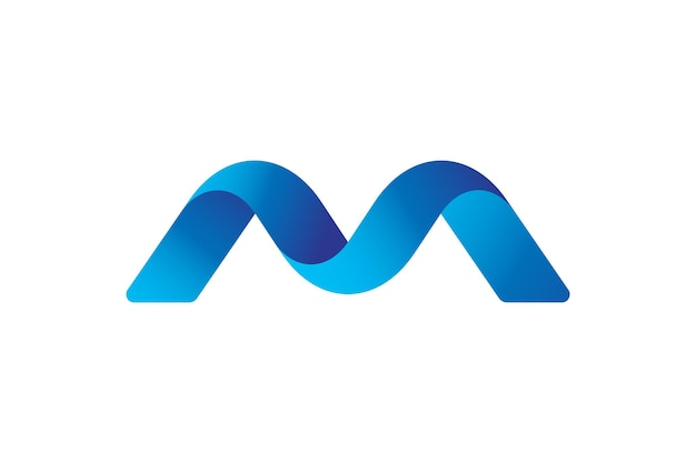 Szablon projektu logo wektor m