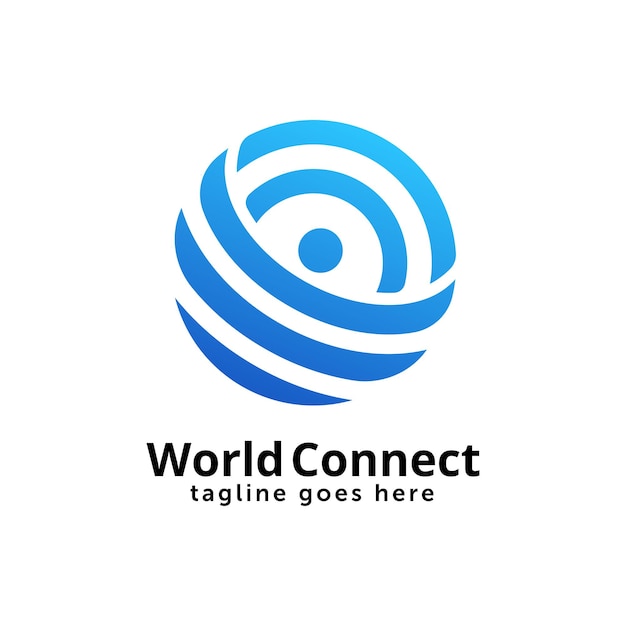 Szablon Projektu Logo World Connect