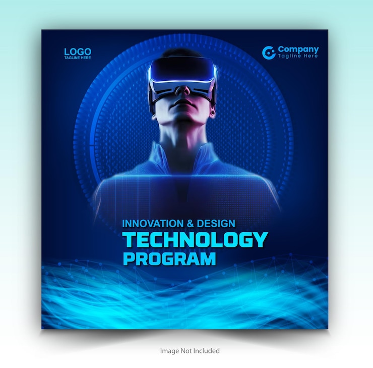 Wektor szablon projektu plakatów technologicznych