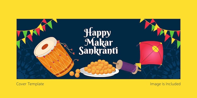 Szablon Projektu Strony Tytułowej Happy Makar Sankranti