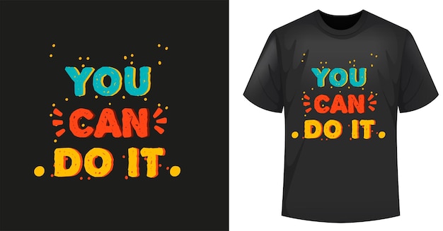 Szablon Projektu T-shirt Nowoczesnej Typografii