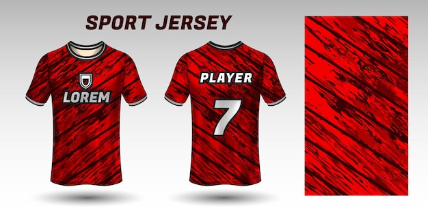 Szablon Projektu Tkaniny Sportowej Jersey