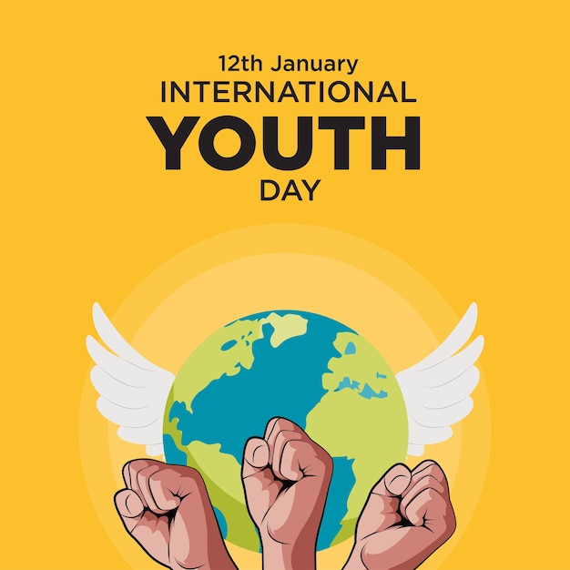 Szablon Projektu Transparentu Międzynarodowego Dnia Młodzieży