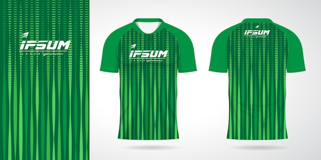 Szablon Projektu Zielonej Koszulki Sportowej