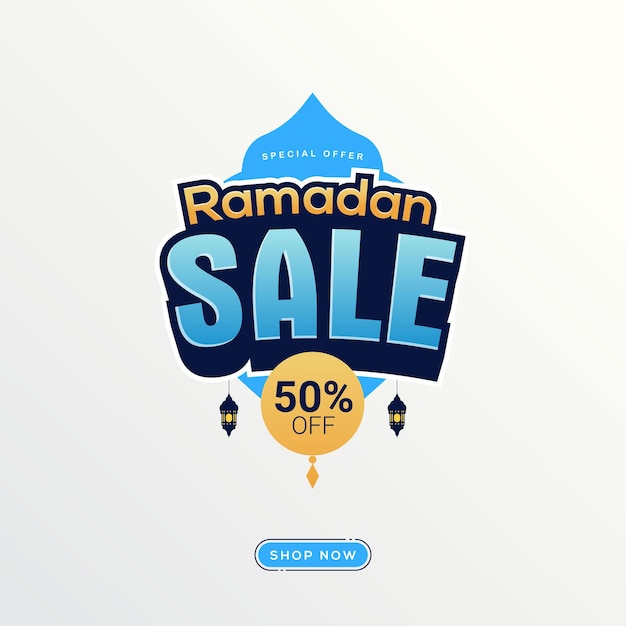 Szablon Promocji Transparentu Sprzedaży Ramadan