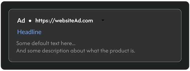 Szablon reklamy w mediach społecznościowych Sponsored post Web ad mockup CTA rating thumbnail