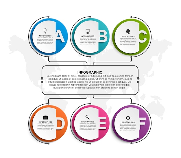 Szablon Schematu Organizacyjnego Projektu Infografiki