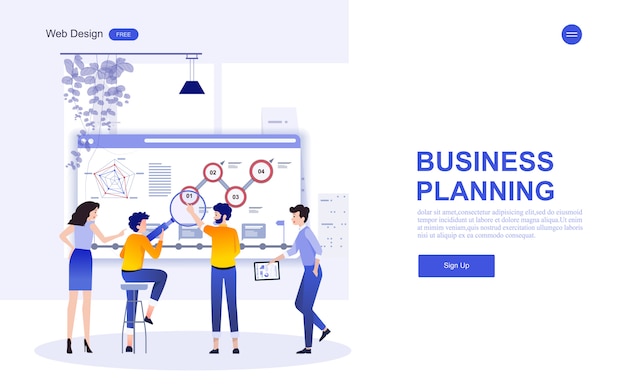 Szablon sieci web firmy do marketingu, analizy i pracy zespołowej