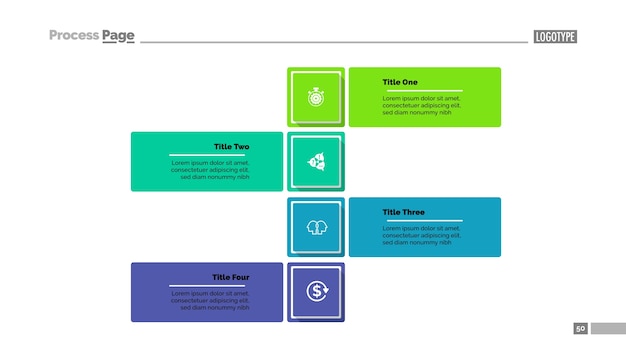 Szablon Slajdu Strategii Czterech Kroków