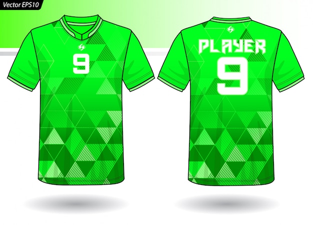 Szablon sportowy Jersey dla mundurów drużynowych