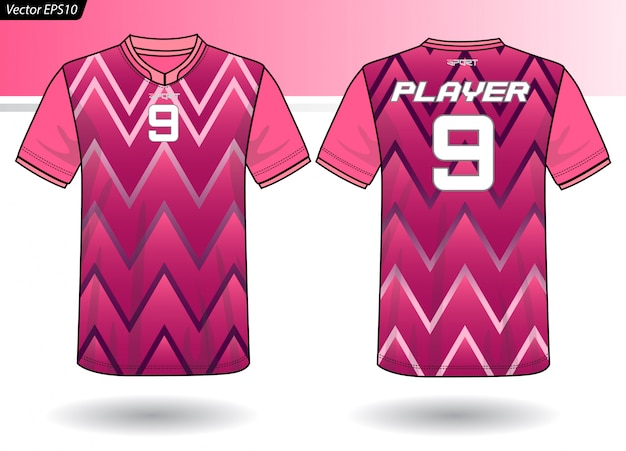 Szablon sportowy Jersey dla mundurów drużynowych