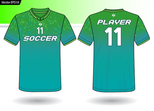 Szablon sportowy Jersey dla mundurów drużynowych