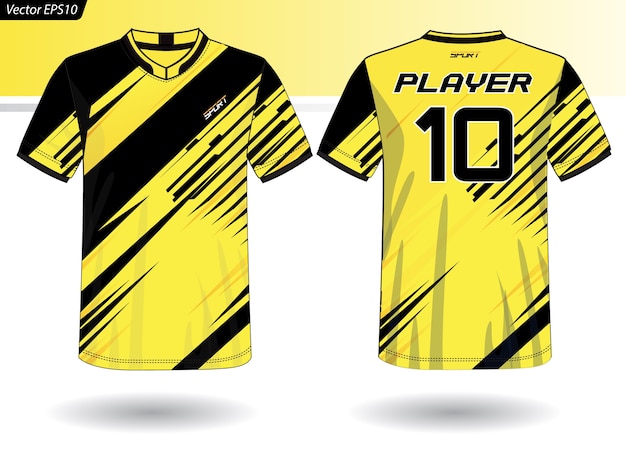 Szablon sportowy Jersey dla mundurów drużynowych