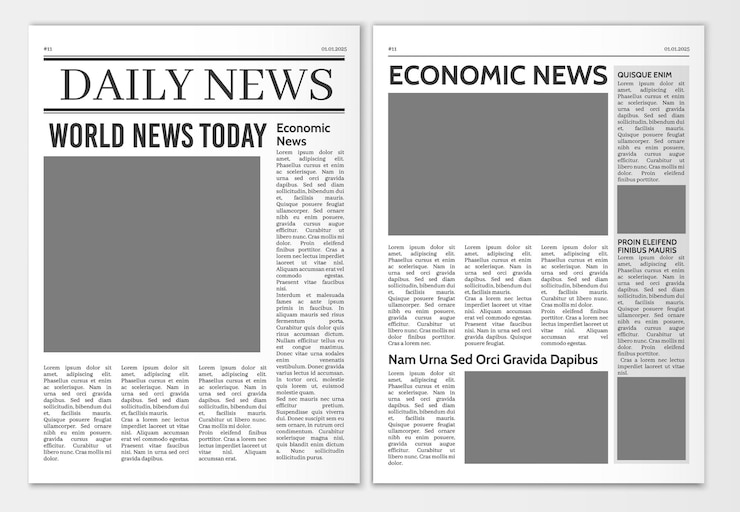 Szablon stron gazet