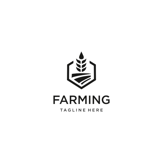 Szablon Sztuki Projektowania Logo Rolnictwa
