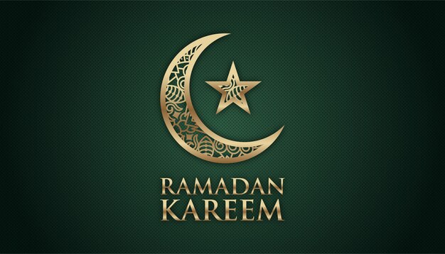 Szablon Tła Ramadan Kareem.