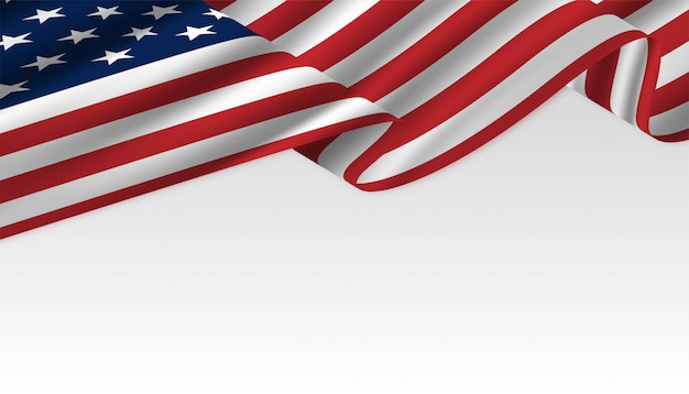 Szablon Tło Flaga Stanów Zjednoczonych Ameryki.