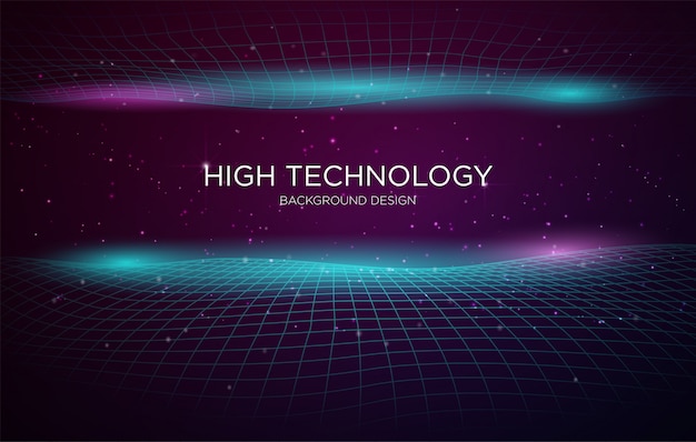 szablon tło pokrywa wysokiej technologii