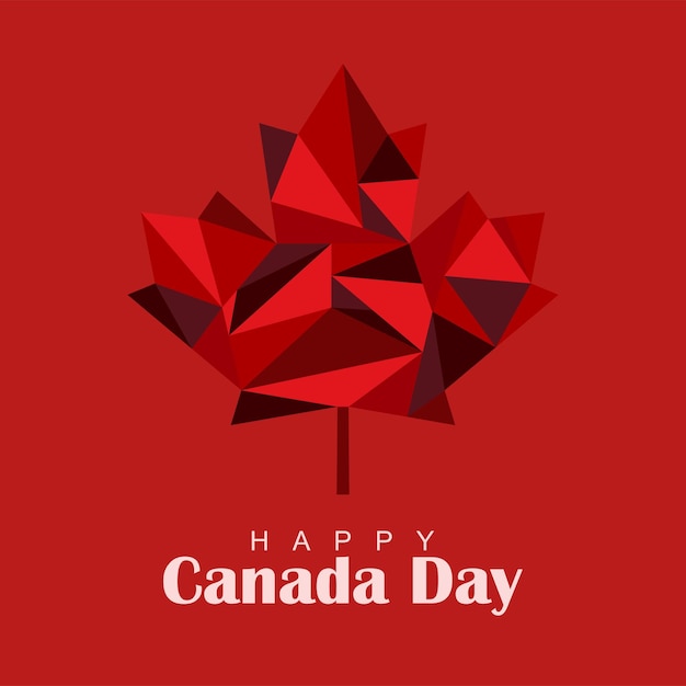 Szablon Transparent Dzień Kanady Z Liściem Klonu Tekstury Diamentu