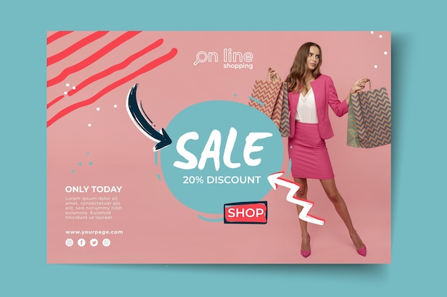 Szablon transparent zakupy online