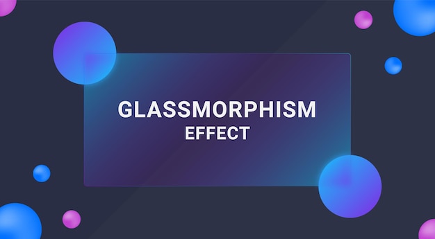 Szablon Układu Glassmorphism Niewyraźny Projekt Transparentu Realistyczny Efekt Rozmycia Szkła Z Zestawem Tra