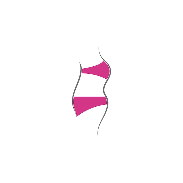 Szablon Wektor Logo Bikini