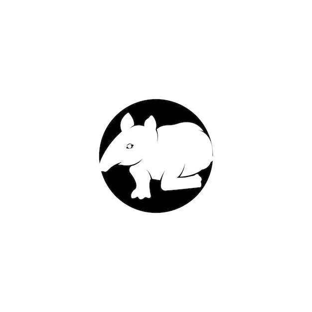 Szablon Wektor Logo Tapir