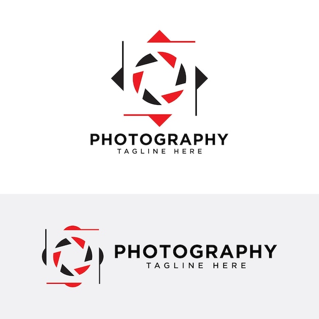 szablon wektor projektu logo fotografii