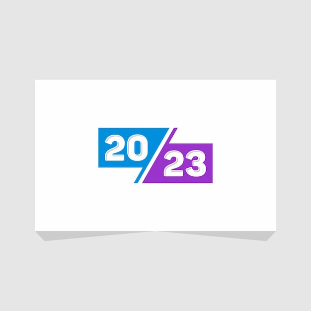 Szablon wektor szczęśliwego nowego roku 2023