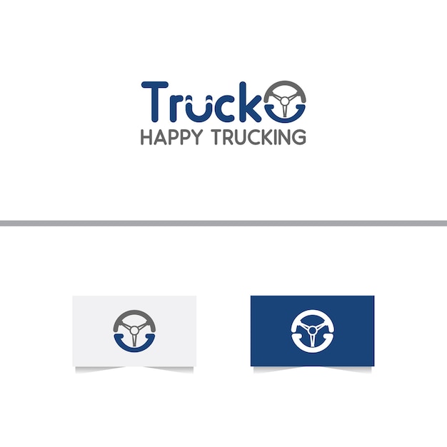 Szablon Wektora Projektu Logo Ciężarówki Litery O