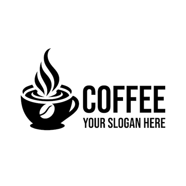 Szablon Wektorowy Logo Kawy Elementy Wektorowe Logo Kawy Ilustracja Wektorowa Kawy