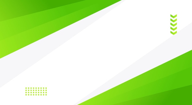 Szablon wektorowy nowoczesnego projektu z zielonym gradientem
