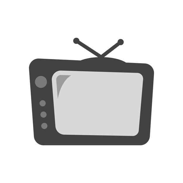 szablon wektorowy projektowania ikon telewizyjnych