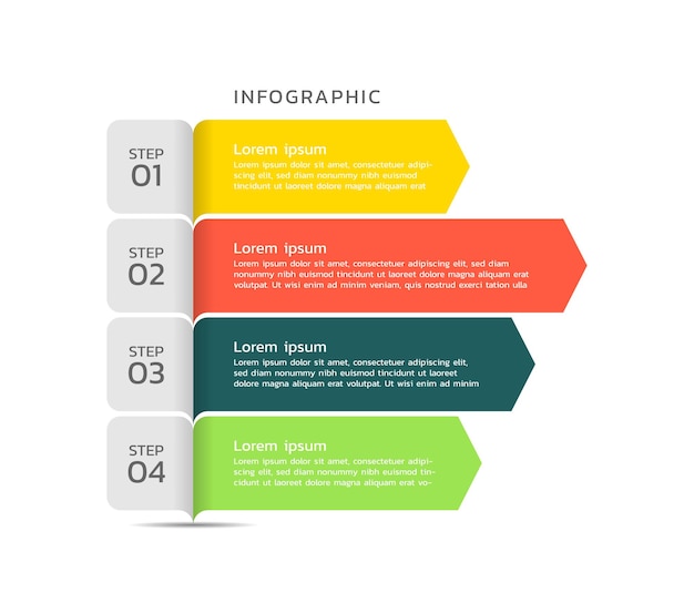 Plik wektorowy szablon wizualizacji infografiki biznesowej wektorowej