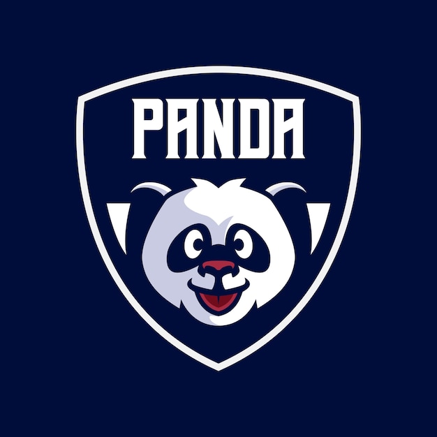 Szablony Logo Maskotka Panda