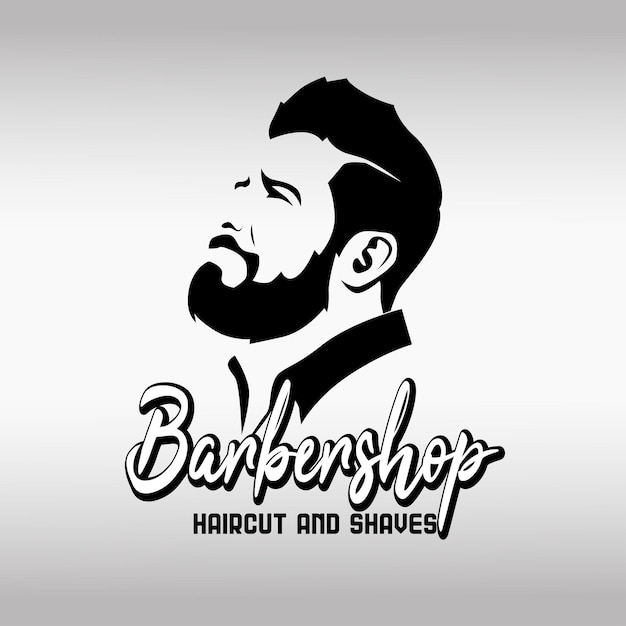 Szablony Logo Vintage Barbershop