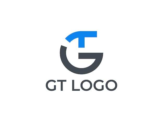 Plik wektorowy szablony projektu logo litery g i t