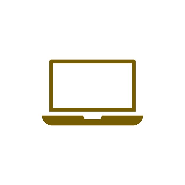 szablony wektorowe projektowania ikon dla komputerów stacjonarnych i laptopów