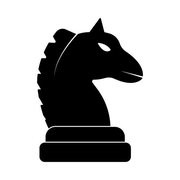 Plik wektorowy szachy ikona rycerz wektor