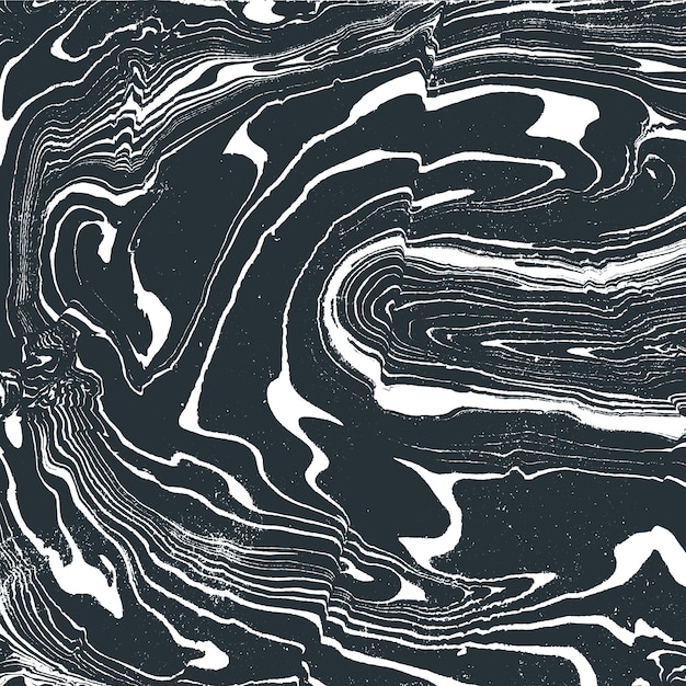 szary monochromatyczny obraz wodny suminagashi abstrakcyjna dekoracja ręcznie rysowane białe tło