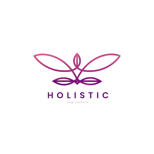 Szczegółowe Holistyczne Logo Z Hasłem
