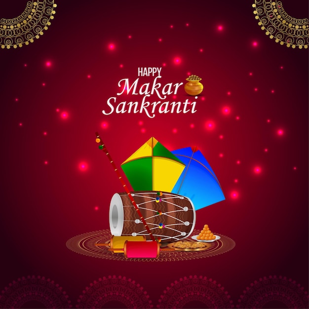 Szczęśliwa kartka Makar Sankranti