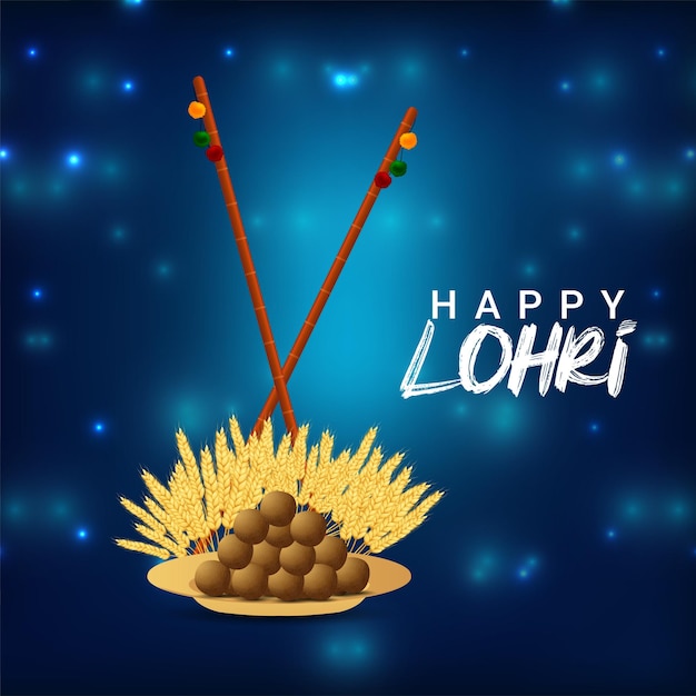 Szczęśliwa kartka z okazji święta Lohri