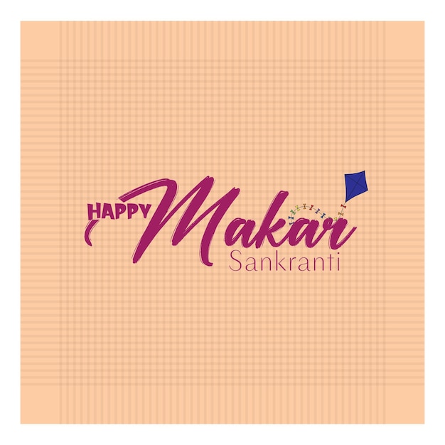 Szczęśliwa Makar Sankranti święto Makar Sankranti Z Projektem Latawców