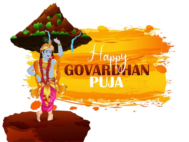 Szczęśliwa pudża govardhan