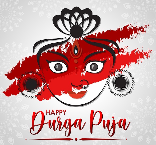 Szczęśliwego Dnia Wydarzenia Durga Puja