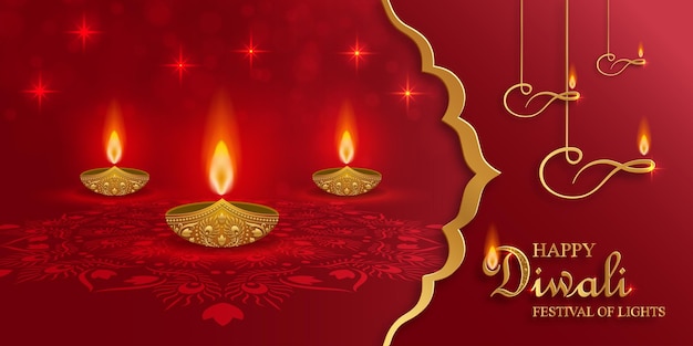 Szczęśliwego festiwalu Diwali