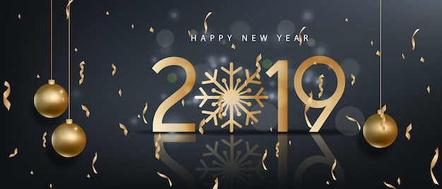 Szczęśliwego Nowego Roku 2019 I Wesołych świąt